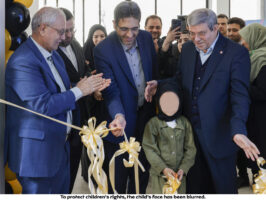 Inauguration of Danestan Specialized Educational Complex for Children by Irancell Support