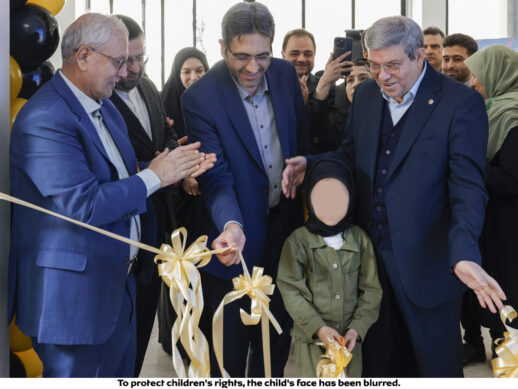 Inauguration of Danestan Specialized Educational Complex for Children by Irancell Support