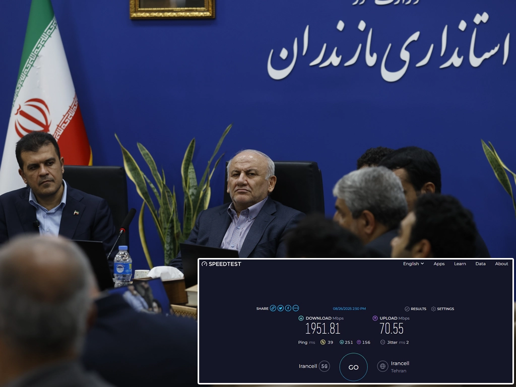 ثبت سرعت ۱.۹۵۱ گیگابیتی 5G ایرانسل در حضور معاون رئیس‌جمهوری